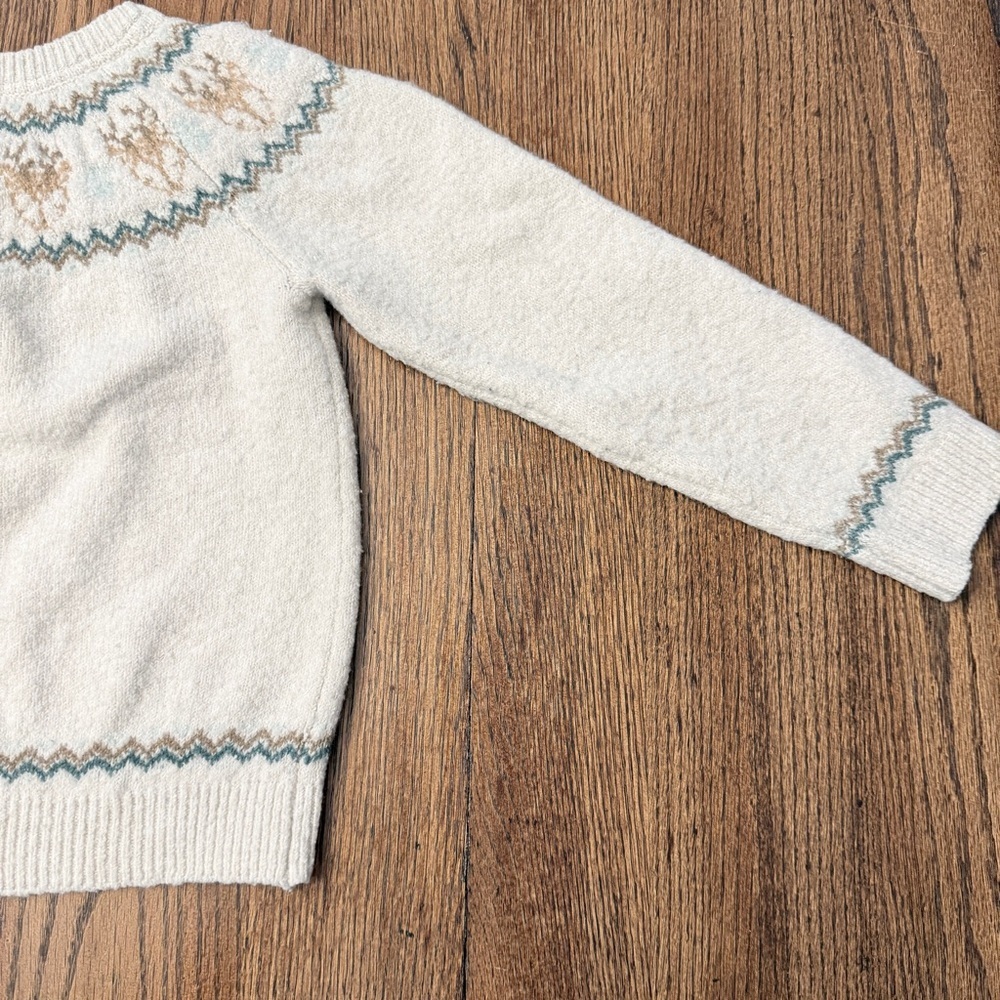 Tommy Bahama Kids Fair Isle Reindeer Christmas Nordic Sweater Size 4T BC - Picture 5 of 8
